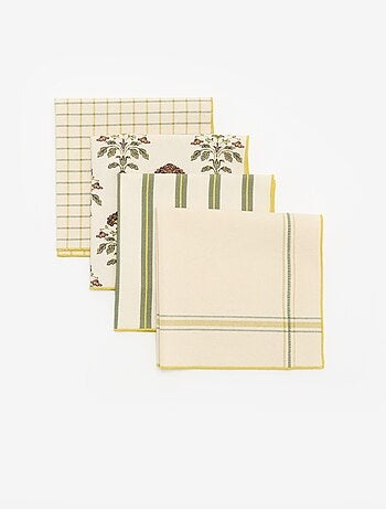Set di 4 tovaglioli 40 x 40 cm