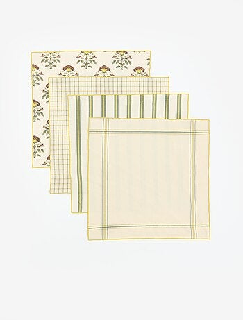 Set di 4 tovaglioli 40 x 40 cm