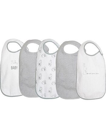 Set di 5 bavaglini per lo svezzamento
