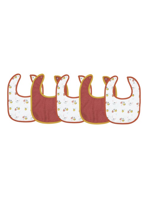 Set di 5 bavaglini per neonato - Kiabi Set di 5 bavaglini per neonato - Kiabi