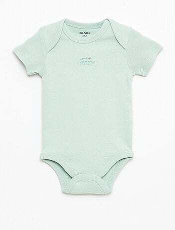 Set di 5 body a maniche corte in cotone