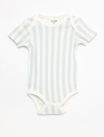 Set di 5 body a maniche corte in cotone