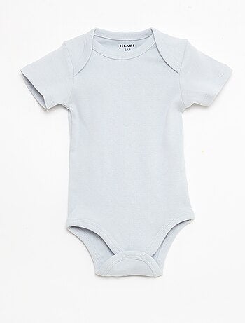 Set di 5 body a maniche corte in cotone