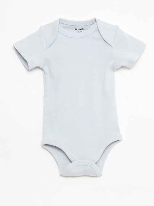 Set di 5 body a maniche corte in cotone - Kiabi Set di 5 body a maniche corte in cotone - Kiabi