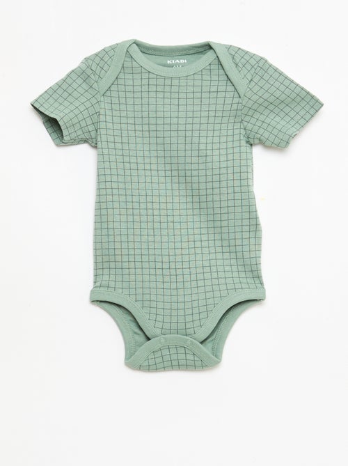 Set di 5 body a maniche corte in cotone - Kiabi