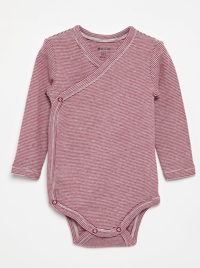 Set di 5 body stampati in cotone Rosa - Kiabi