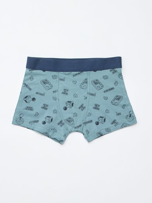 Set di 5 boxer da uomo con motivi fantasia - Kiabi