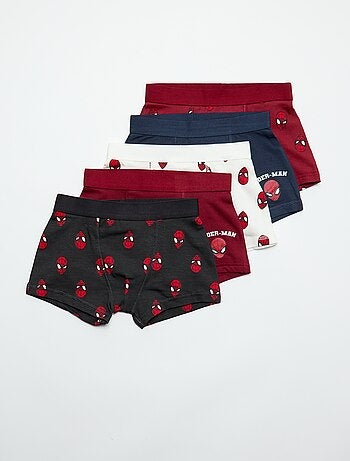 Set di 5 boxer 'Spiderman'