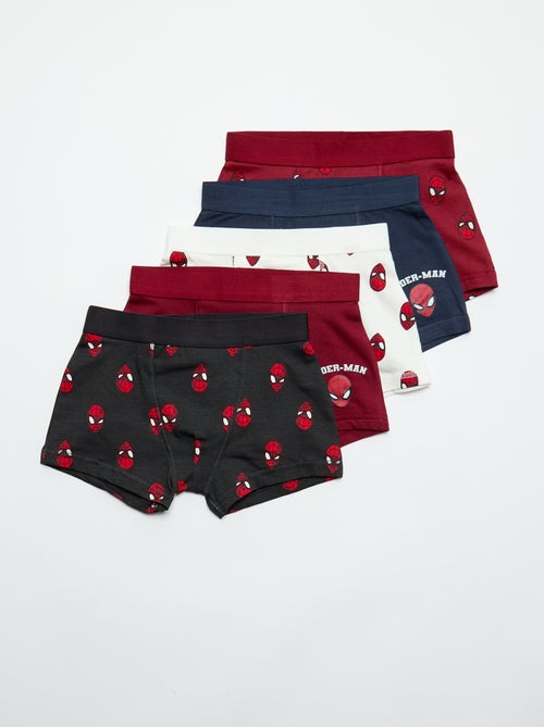 Set di 5 boxer 'Spiderman' - Kiabi