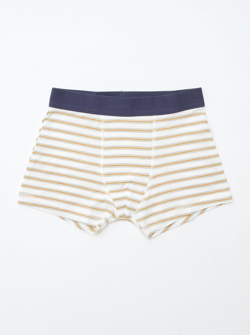 Set di 5 boxer tinta unita e stampati - Kiabi