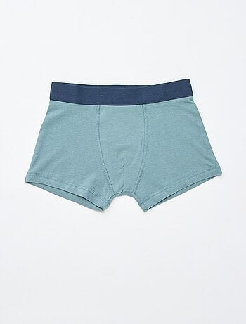 Set di 5 boxer tinta unita e stampati