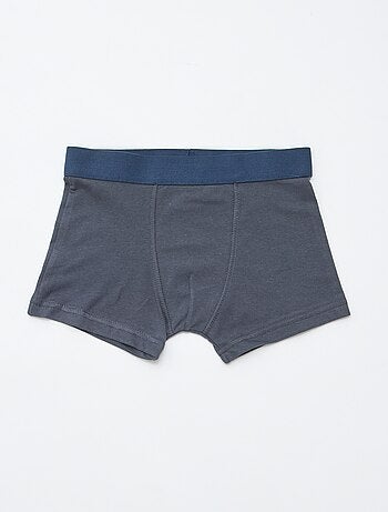 Set di 5 boxer tinta unita e stampati