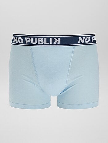 Set di 5 boxer tinta unita 'No Publik'