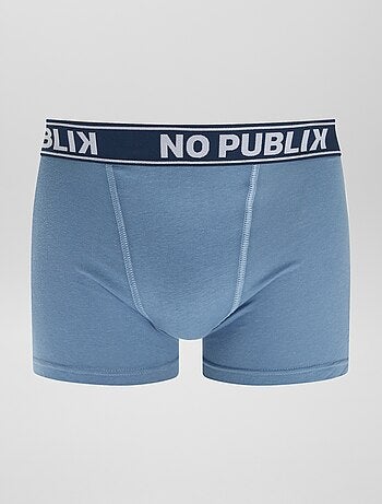 Set di 5 boxer tinta unita 'No Publik'