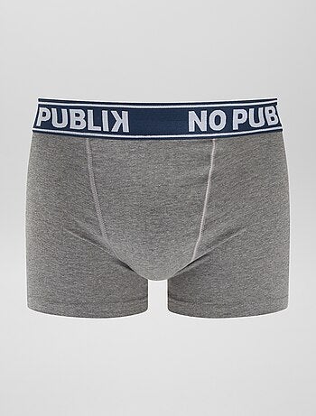 Set di 5 boxer tinta unita 'No Publik'