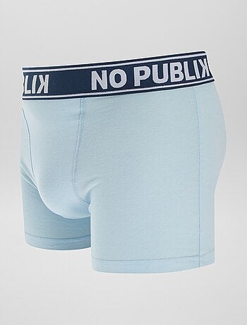 Set di 5 boxer tinta unita 'No Publik'