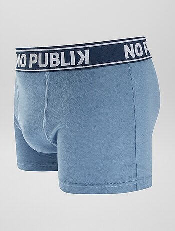 Set di 5 boxer tinta unita 'No Publik'