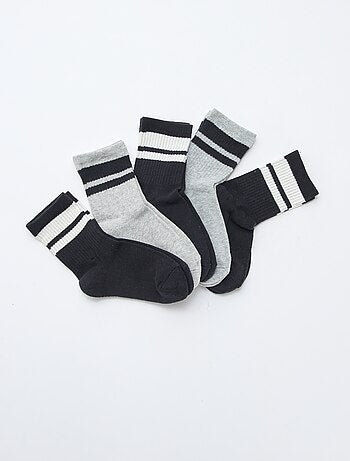 Set di 5 calzini in cotone