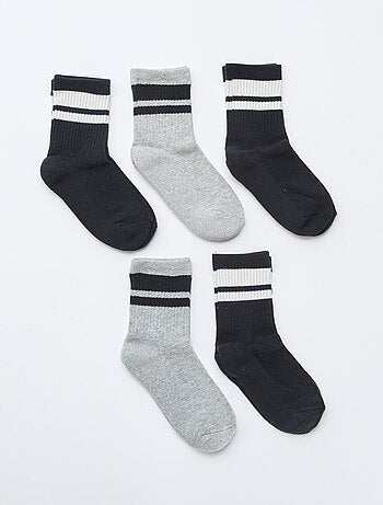 Set di 5 calzini in cotone