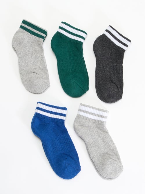 Set di 5 calzini sportivi - Kiabi