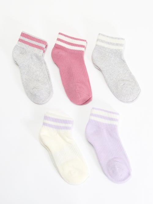 Set di 5 calzini sportivi - Kiabi