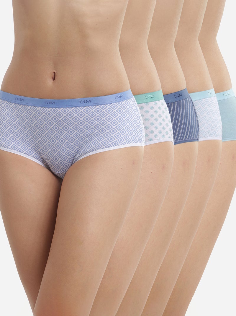 Set di 5 culotte 'DIM pockets' BLU - Kiabi