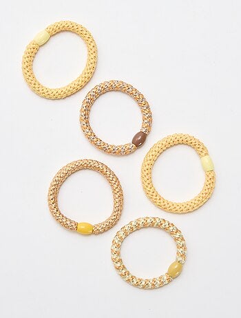 Set di 5 elastici colorati