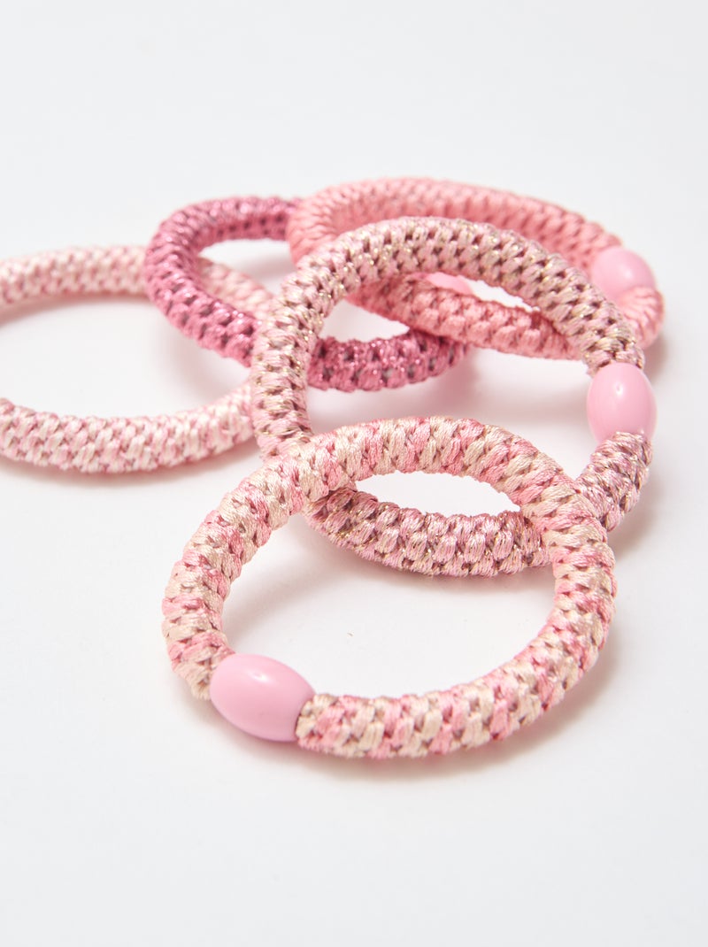 Set di 5 elastici colorati Rosa - Kiabi