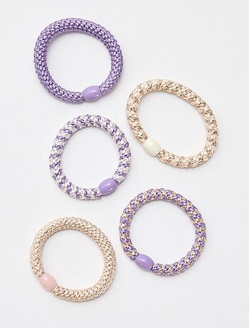 Set di 5 elastici colorati