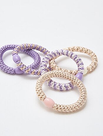 Set di 5 elastici colorati