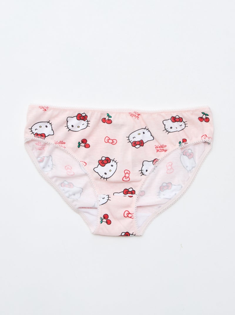 Set di 5 mutandine 'Hello Kitty' Rosso - Kiabi