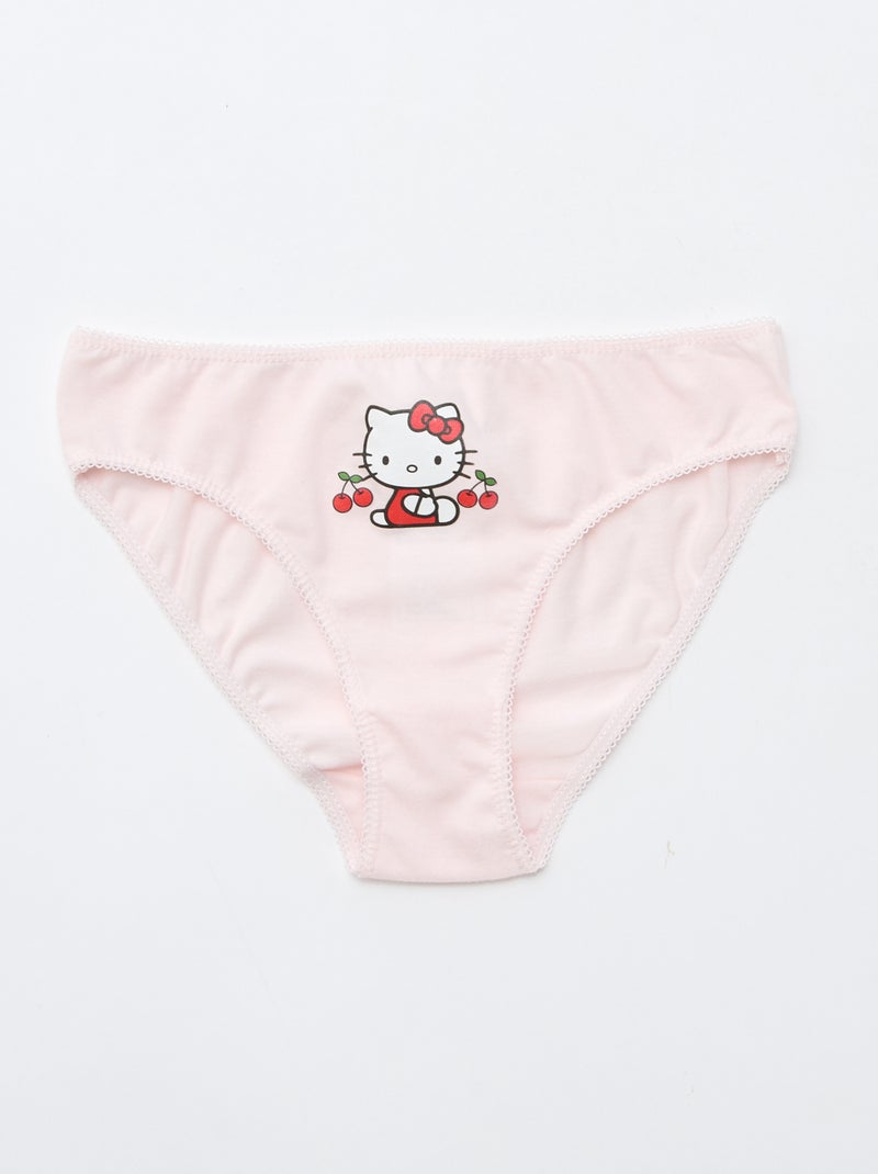 Set di 5 mutandine 'Hello Kitty' Rosso - Kiabi