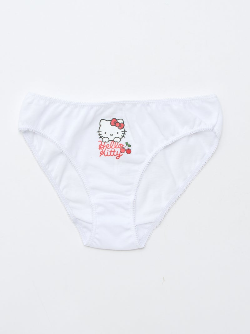 Set di 5 mutandine 'Hello Kitty' Rosso - Kiabi