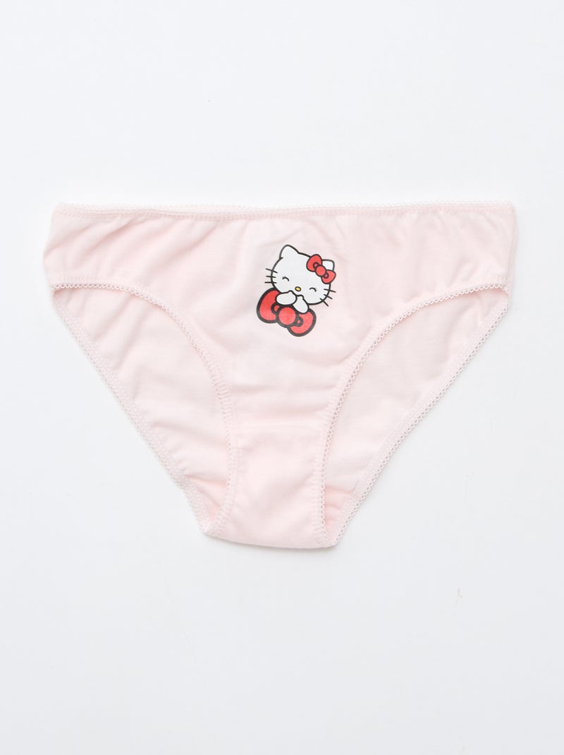 Set di 5 mutandine 'Hello Kitty' Rosso - Kiabi