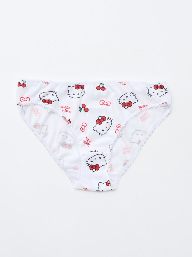 Set di 5 mutandine 'Hello Kitty' Rosso - Kiabi
