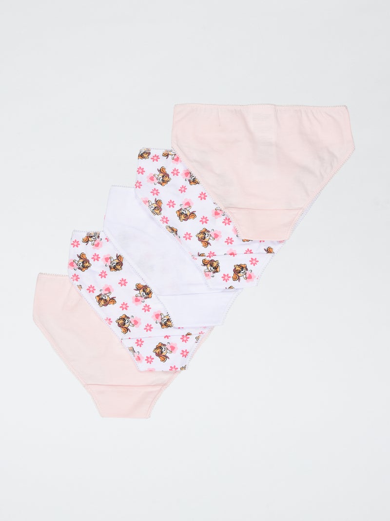 Set di 5 mutandine 'Paw Patrol' Rosa - Kiabi
