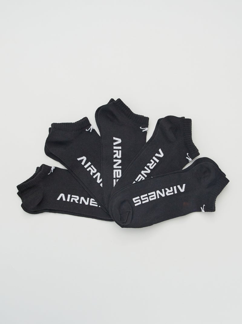 Set di 5 paia di calzini 'Airness' NERO - Kiabi