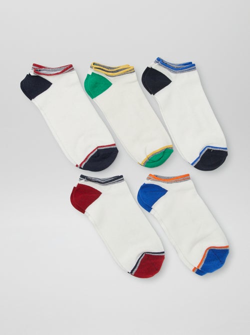 Set di 5 paia di calzini bassi tipo sportivo - Kiabi