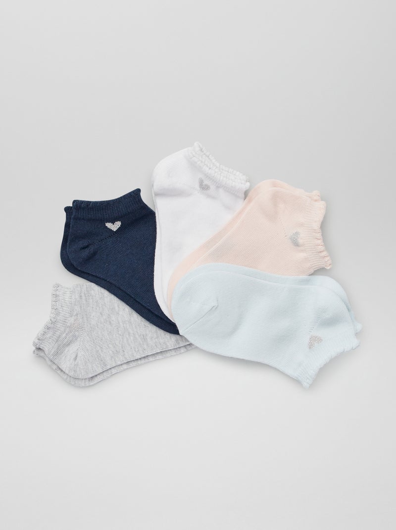 Set di 5 paia di calzini BIANCO - Kiabi