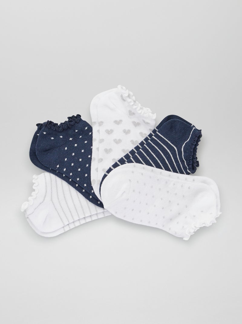 Set di 5 paia di calzini BLU - Kiabi