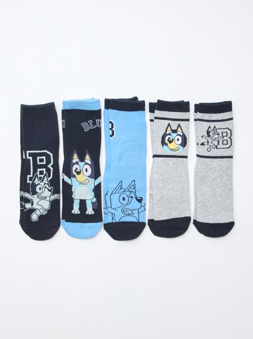 Set di 5 paia di calzini 'Bluey' a gambaletto - Kiabi