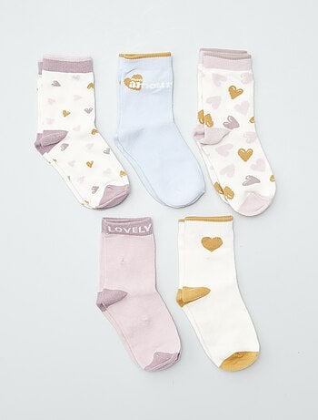 Set di 5 paia di calzini colorati!