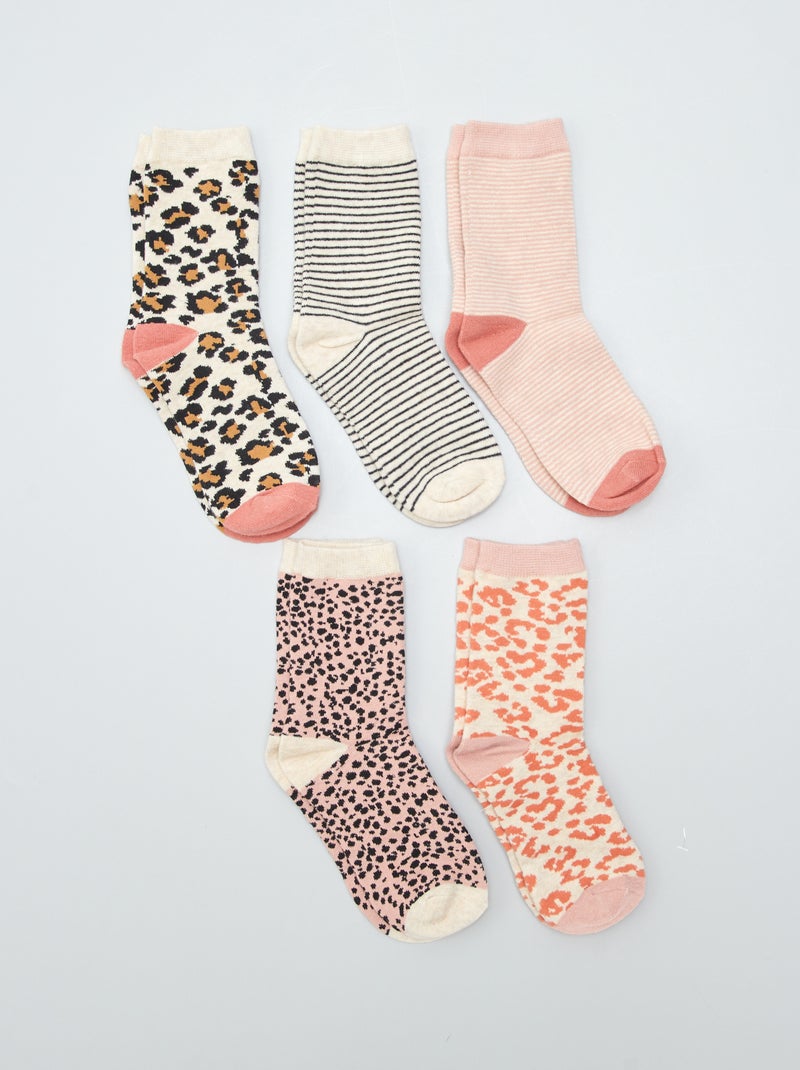 5 Paia Calzini Bambini In Cotone - Caldi E Morbidi Per Tutte Le Stagioni - Foto 8