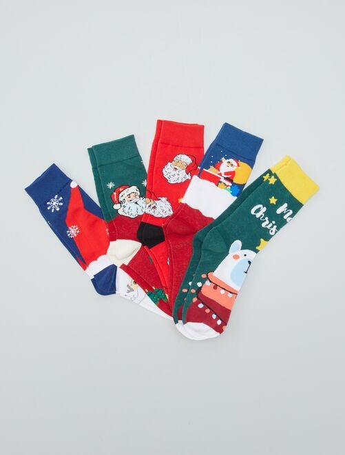 Set di 5 paia di calzini di 'Natale' - Kiabi