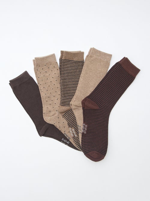 Set di 5 paia di calzini fantasia - Kiabi