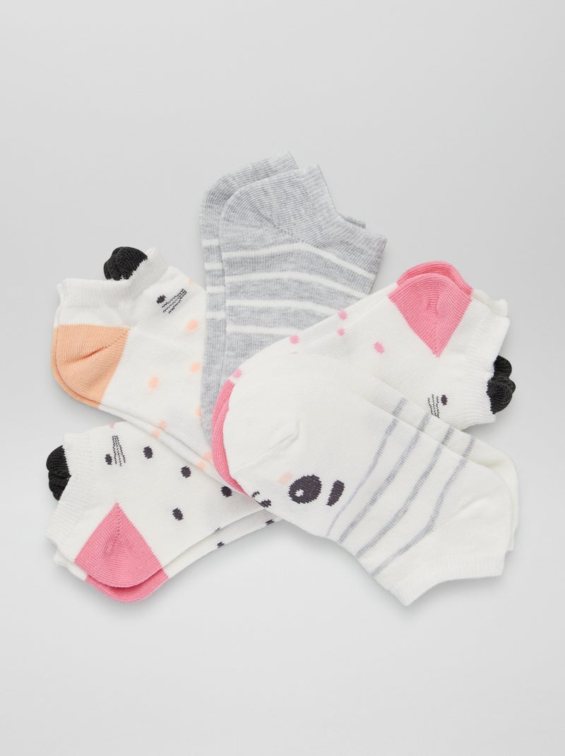 Set di 5 paia di calzini GRIGIO - Kiabi