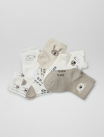 Set di 5 paia di calzini in tessuto stretch
