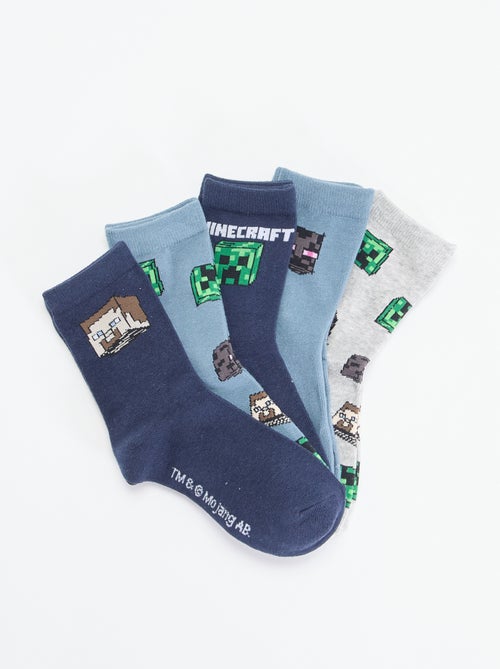 Set di 5 paia di calzini 'Minecraft' - Kiabi