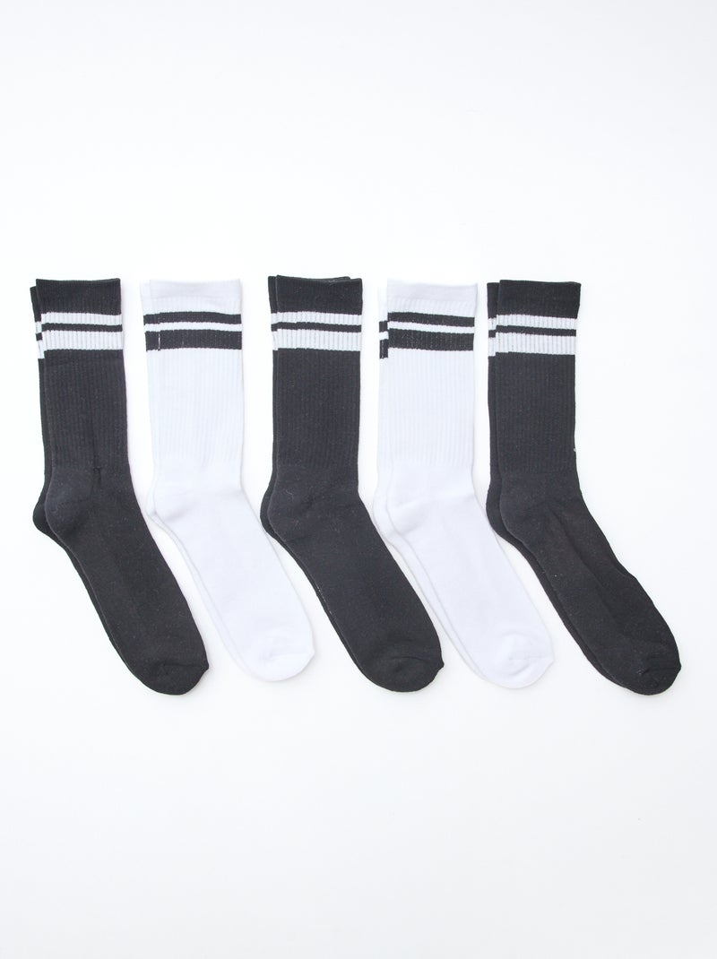 Set di 5 paia di calzini Nero - Kiabi