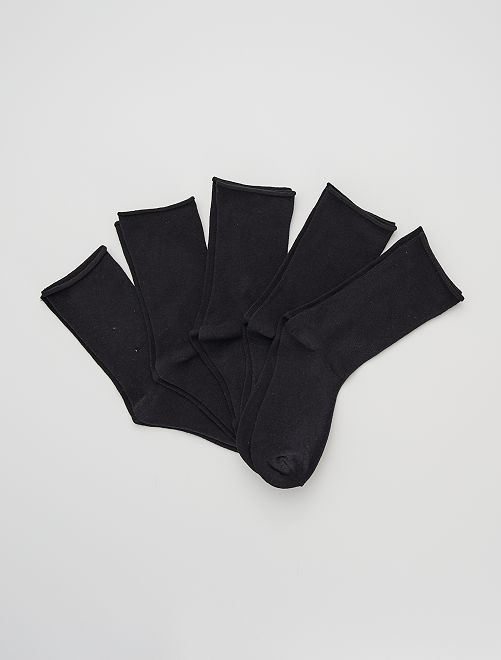 Set di 5 paia di calzini                                         nero 
